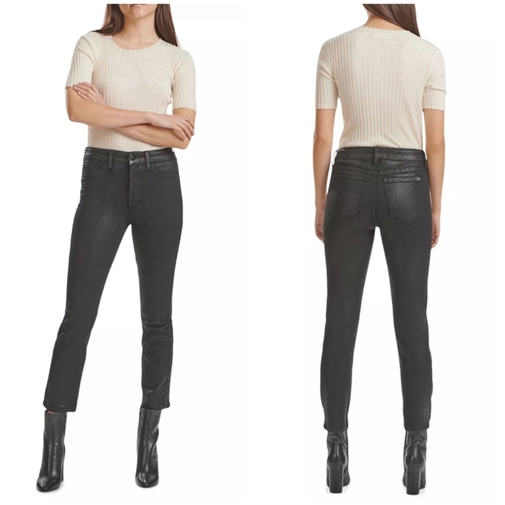 7 For All Mankind High waist Cropped Straight Jeans 26